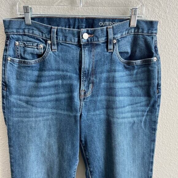 Outerknown S.E.A Jeans Local Straight Fit Men's 33x34 Mid Rise Stretch Med Wash - Picture 2 of 7
